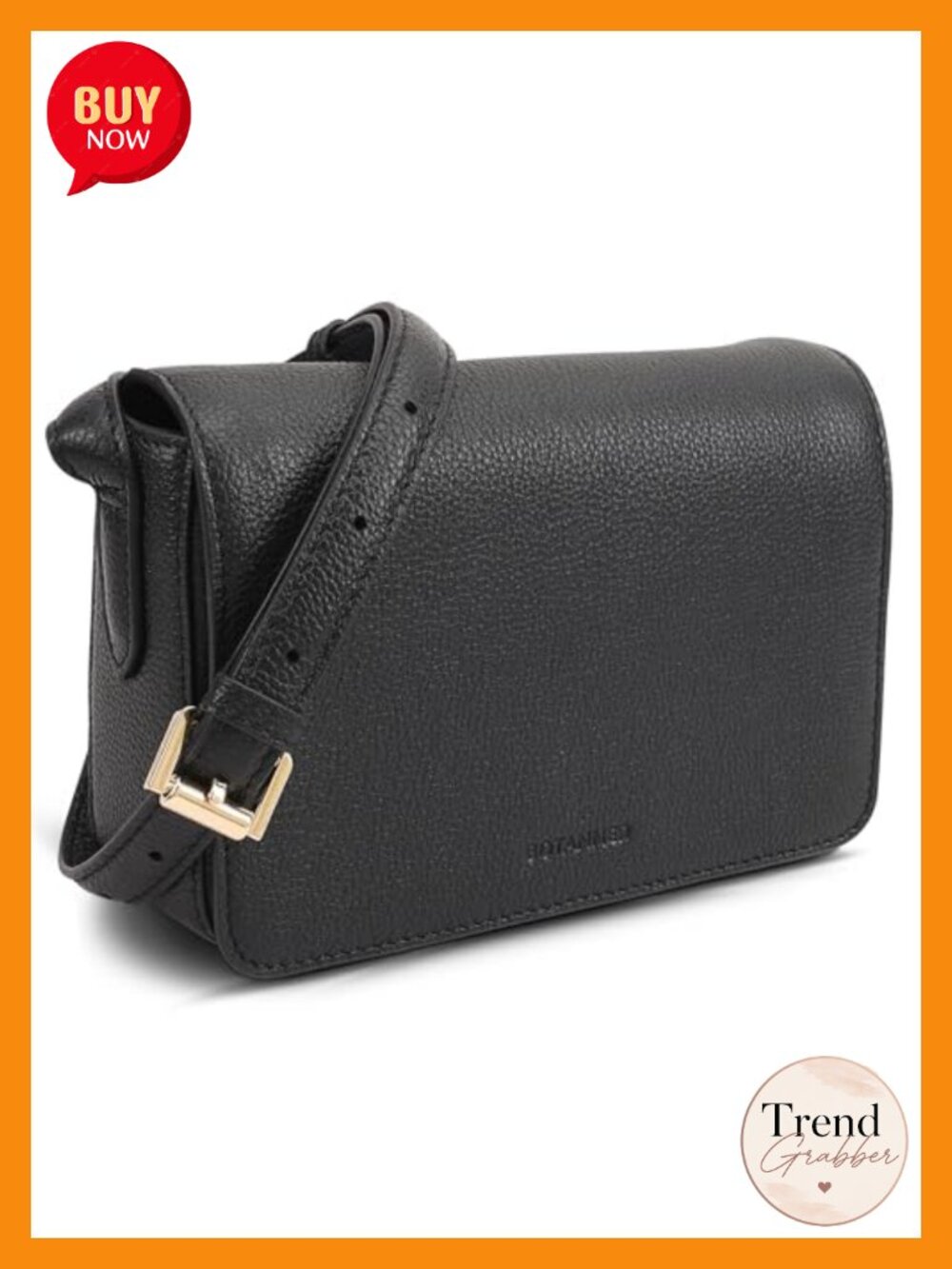 Genuine Leather Crossbody Shoulder Bag with Adjustable Strap